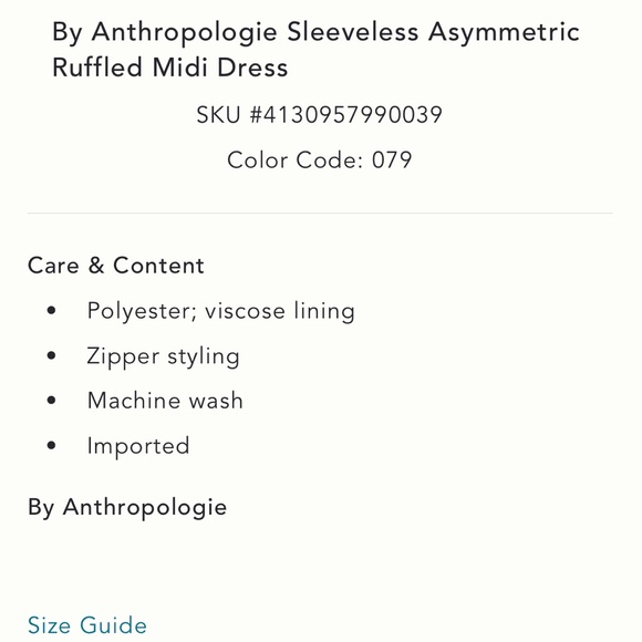 Sleeveless Asymmetric Ruffled Midi Dress XS - Picture 5 of 6